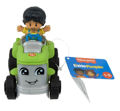 FISHER PRICE - LITTLE PEOPLE SMALL VEHICLE - GREEN TRACTOR