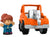 FISHER PRICE - LITTLE PEOPLE SMALL VEHICLE - ORANGE TOW TRUCK