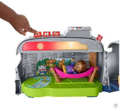 FISHER PRICE LITTLE PEOPLE LIGHT UP LEARNING CAMPER