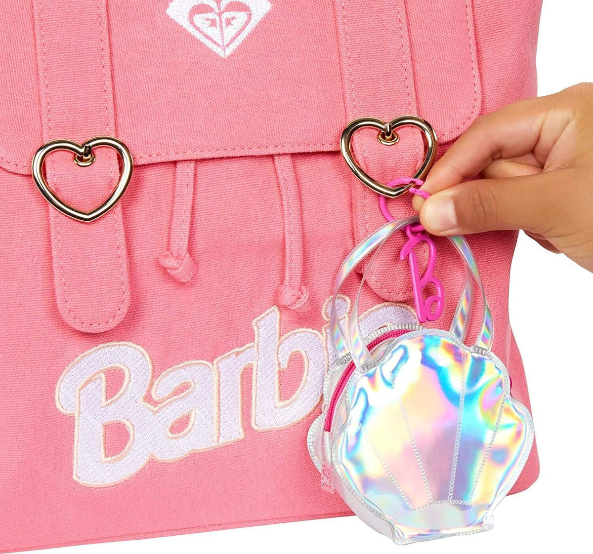 BARBIE FASHION ACCESSORIES - BEACH OUTFIT AND BAG WITH 5 SURPRISES