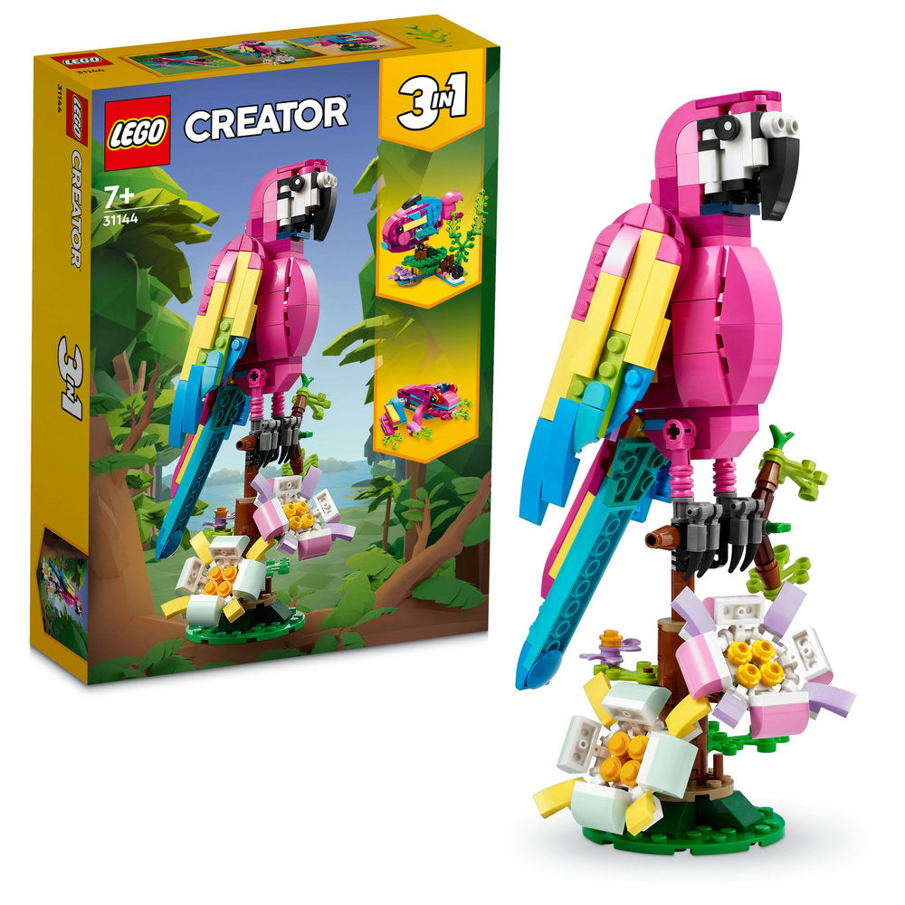 LEGO CREATOR 31144 EXOTIC PINK PARROT 3 IN 1