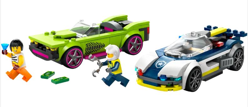 LEGO 60415 POLICE CAR AND MUSCLE CAR CHASE