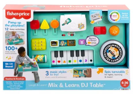 FISHER PRICE - MIX AND LEARN DJ TABLE