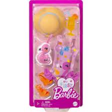 BARBIE - MY 1ST BARBIE FASHION - PINK SUN DRESS AND HAT SETWITH BALLOON