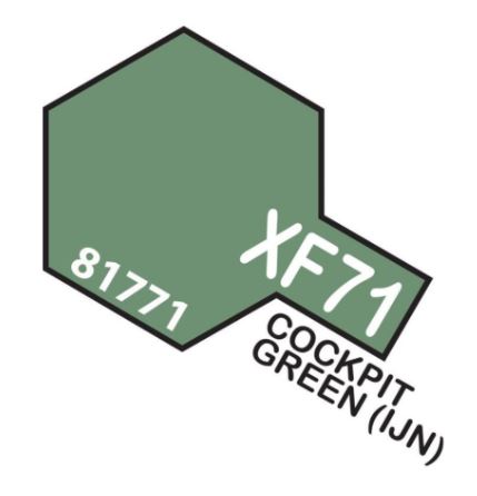 TAMIYA ACRYLIC MINI XF-71 COCKPIT GREEN (IJN)