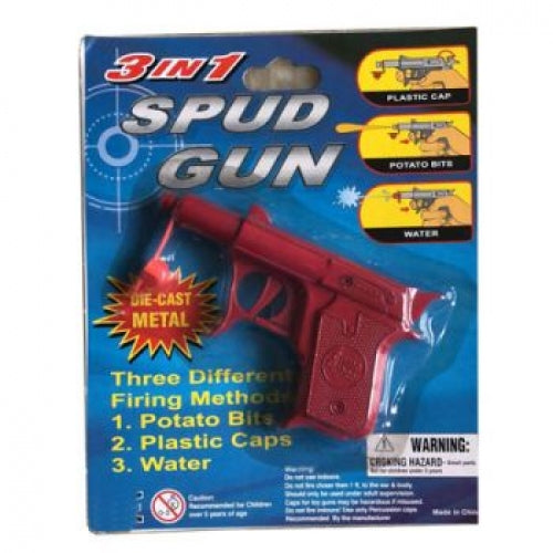 3 IN 1 DIE CAST SPUD GUN