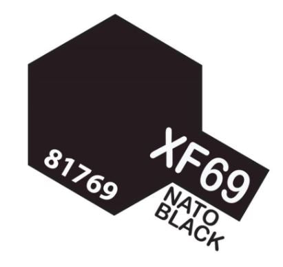 TAMIYA ACRYLIC MINI XF-69 NATO BLACK