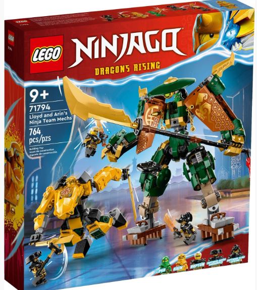 LEGO 71794 NINJAGO - LLOYD AND ARIN'S NINJA TEAM MECHS