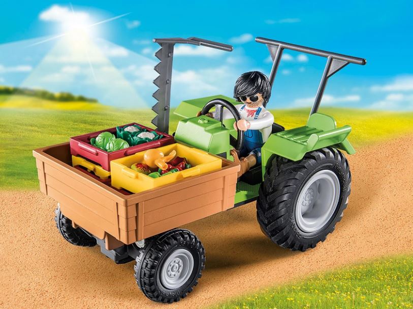 PLAYMOBIL 71249 TRACTOR WITH TRAILER