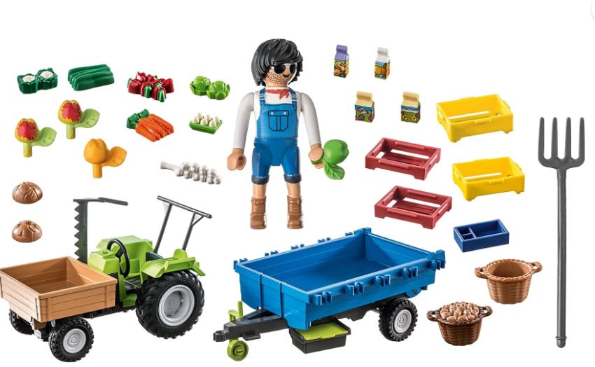 PLAYMOBIL 71249 TRACTOR WITH TRAILER