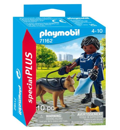 PLAYMOBIL 71162 POLICE WITH SNIFFER DOG