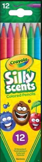12 SILLY SCENTS TWISTABLES COLORED PENCILS NEW