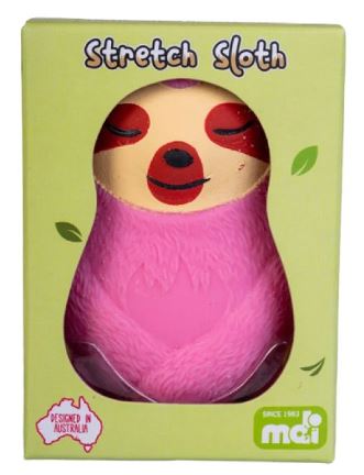 PULLIE PAL -  STRETCH SLOTH ASSORTED COLORS