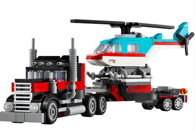LEGO 31146 FLATBED TRUCK WITH HELICOPTER