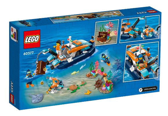 LEGO 60377 CITY - EXPLORER DIVING BOAT