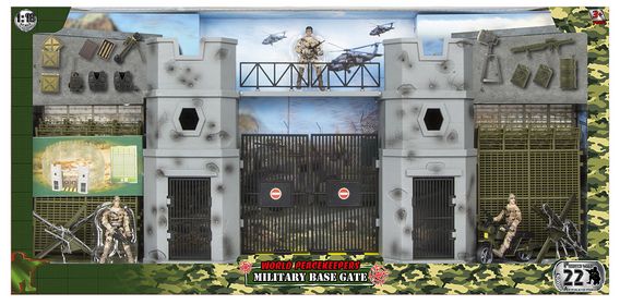 WORLD PEACEKEEPER MEGA BATTLEFIELD MILITARY BASE GATE