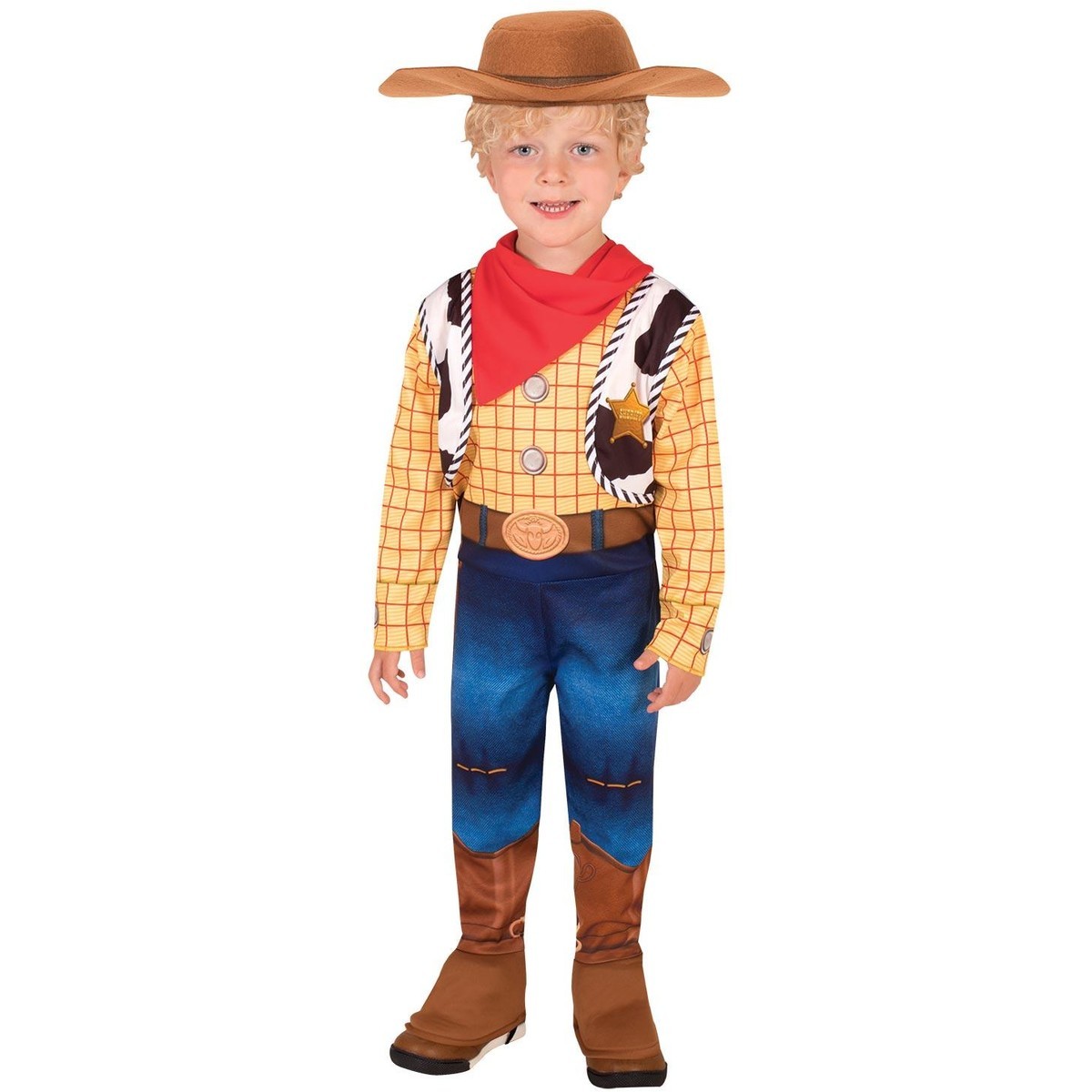 TOY STORY 4 WOODY DELUXE COSTUME SIZE 3-5