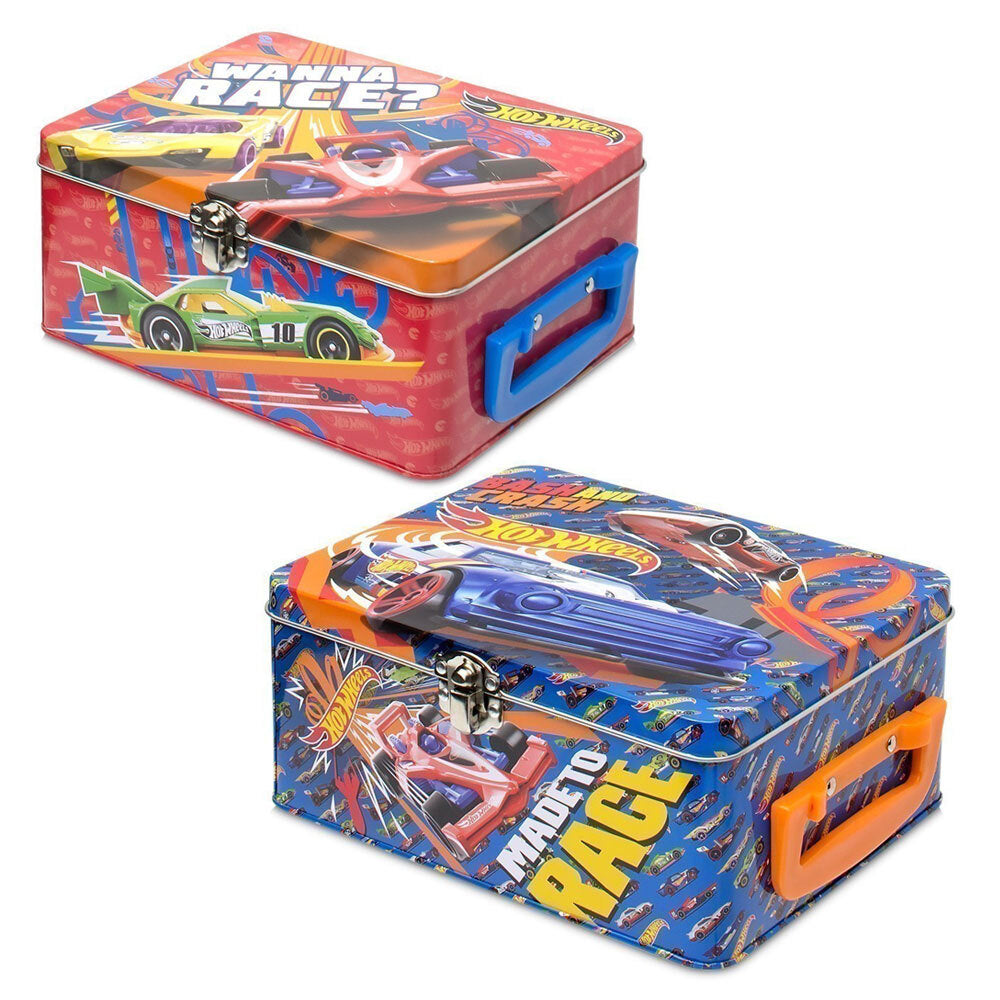 HOT WHEELS TIN 18PC CARRY CASE