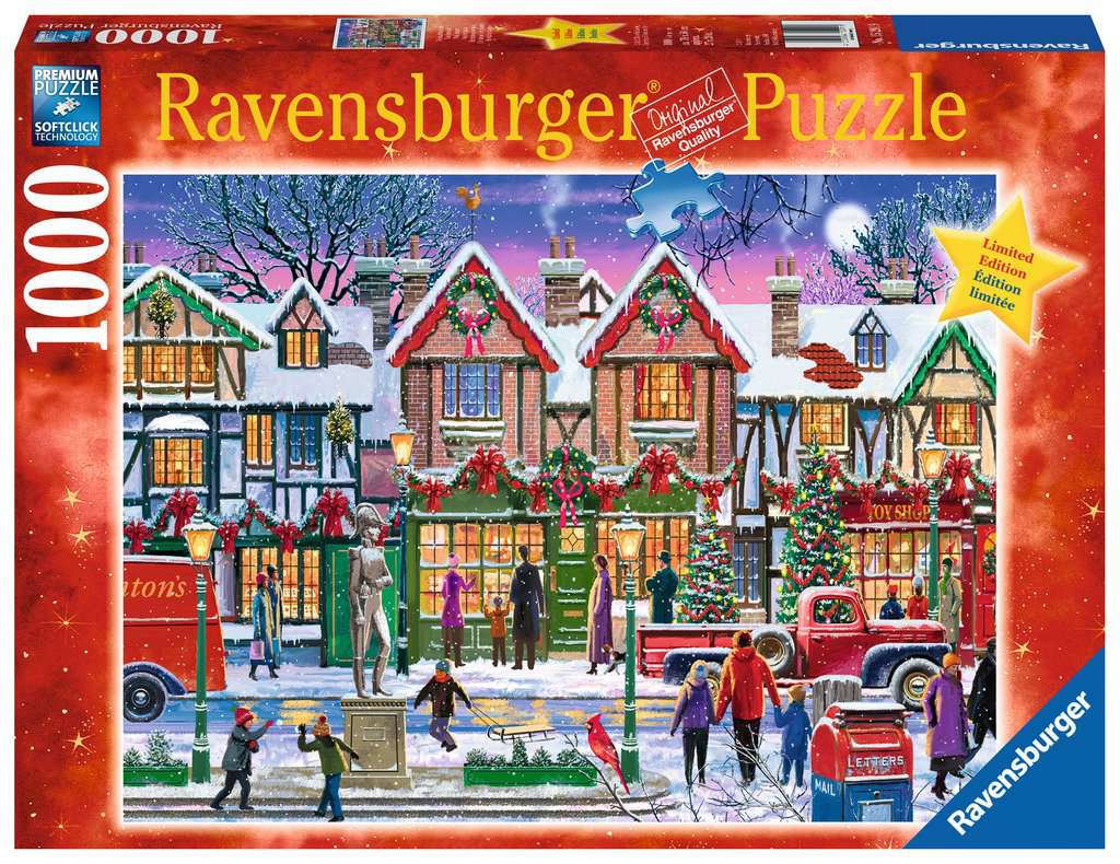 RAVENSBURGER - CHRISTMAS IN THE SQUARE PUZZLE 1000PC | RAVENSBURGER | Toyworld Frankston