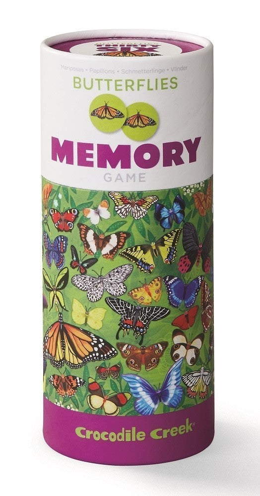 MEMORY GAME CAN - BUTTERFLIES