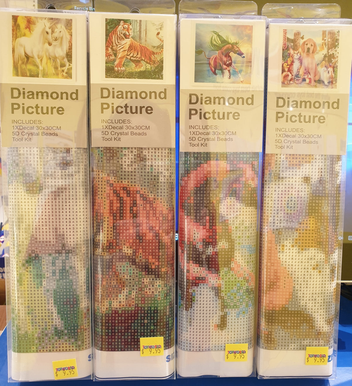 5D DIAMOND ART KITS 30CMX30CM