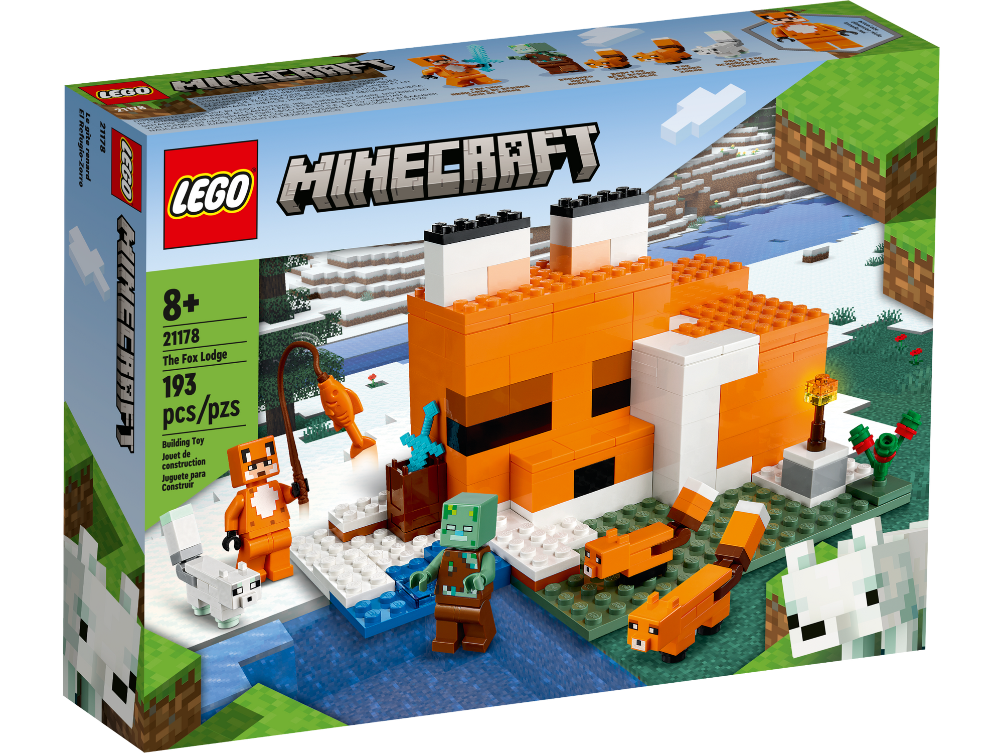 LEGO 21178 MINECRAFT - THE FOX LODGE