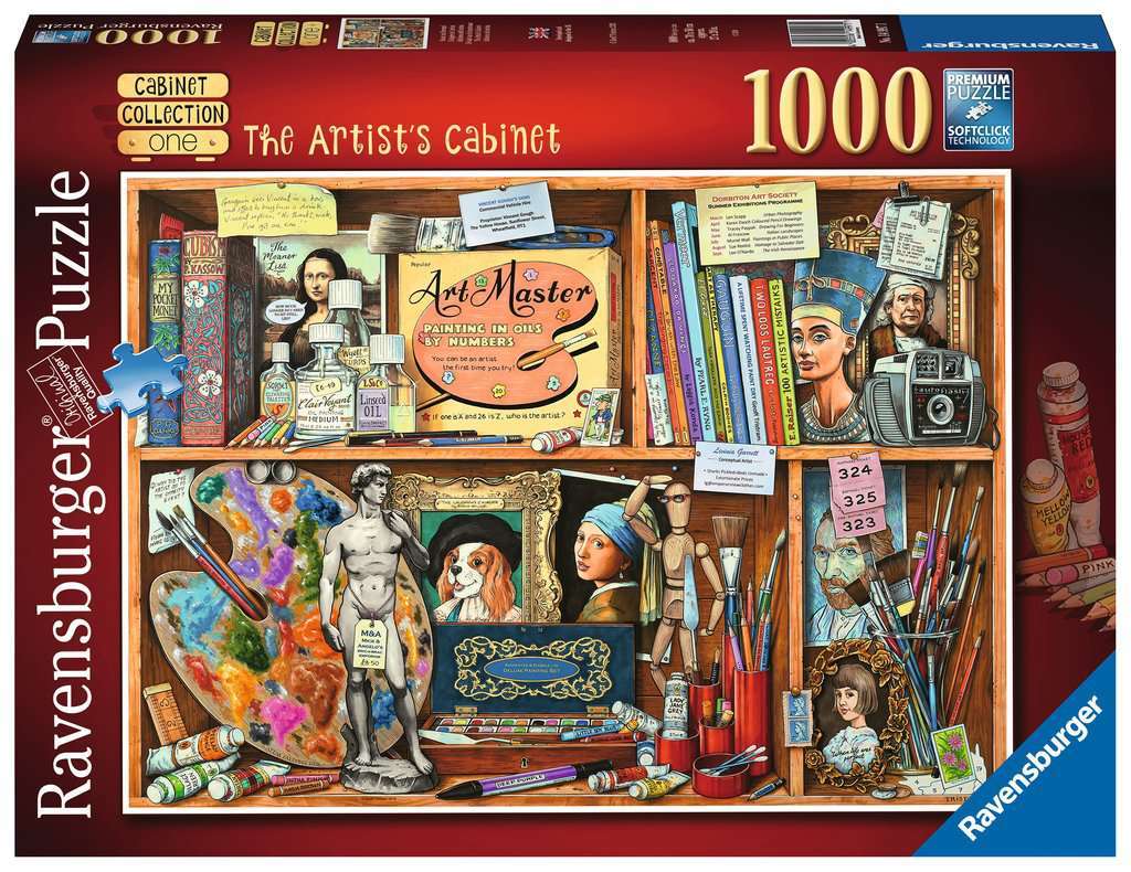 RAVENSBURGER THE ARTISTS CABINET 1000PC