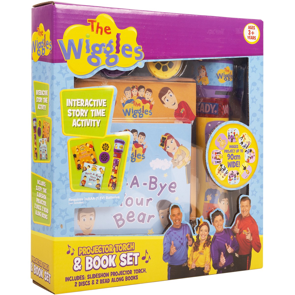 THE WIGGLES PROJECTOR TORCH AND BOOK SET
