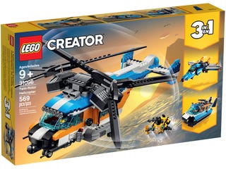LEGO 31096 CREATOR  TWIN-ROTO HELICOPTER | Toyworld Frankston | Toyworld Frankston