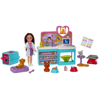 BARBIE CHELSEA DOLL AND PLAYSET - VET