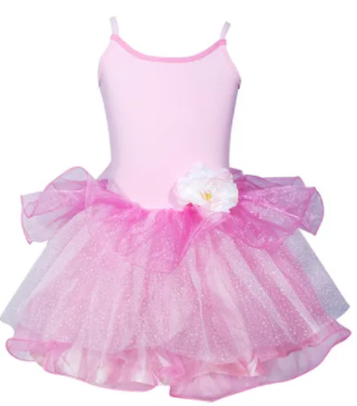 BLOOM FAIRY DRESS SIZE 3/4 PALE PINK