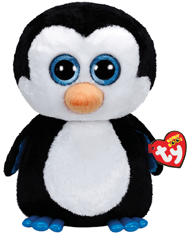 BEANIE BOO WADDLES PENGUIN LARGE