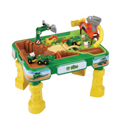 JOHN DEERE FARM - SAND AND WATER PLAY TABLE 2 IN1