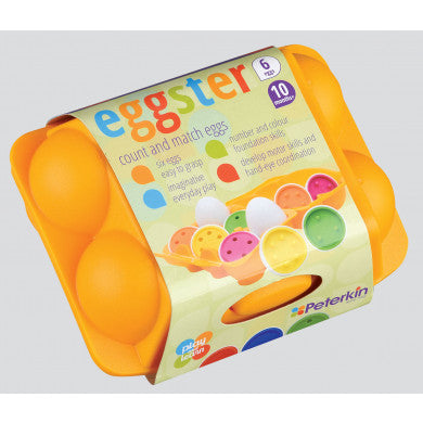 PLAY AND LEARN EGGSTER COUNT & MATCH EGGS