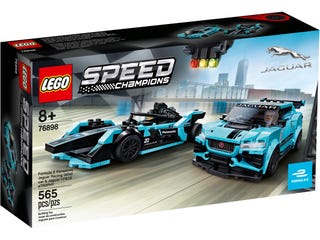 LEGO 76898 FORMULA E PANASONIC JAGUAR RACING GEN2 CAR & JAGUAR I-PACE ETROPHY | Toyworld Frankston | Toyworld Frankston