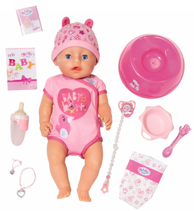 BABY BORN SOFT TOUCH GIRL 43CM