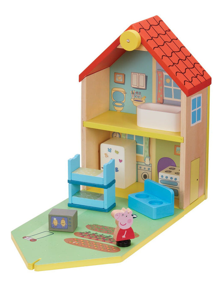 PEPPAS WOODEN PLAY FAMILY HOME