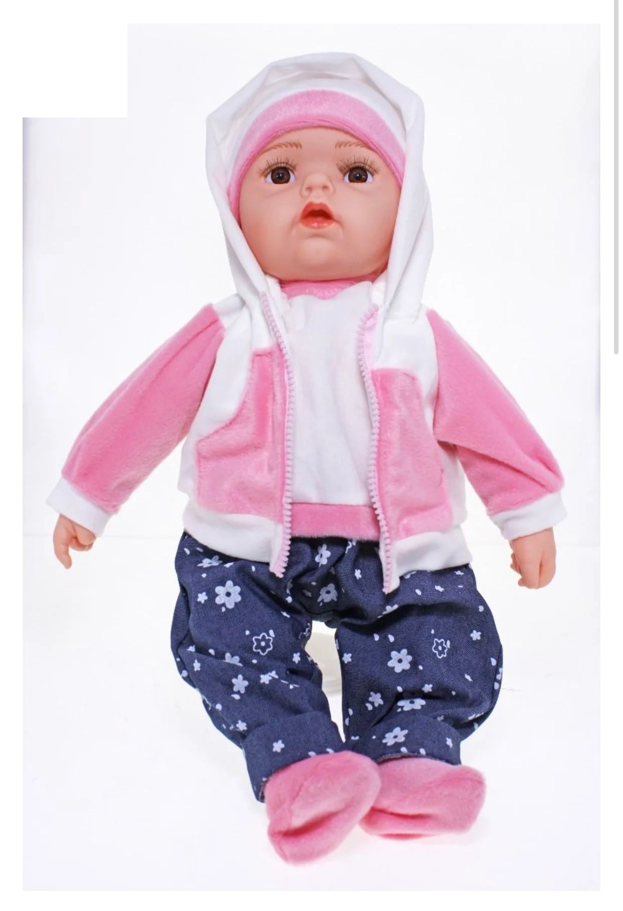 BABY DOLL PINK/WHITE - LAYLA