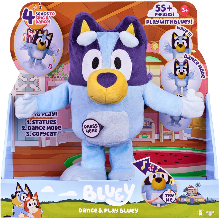 BLUEY S7 DANCE AND PLAY 55 PHRASES PLUSH
