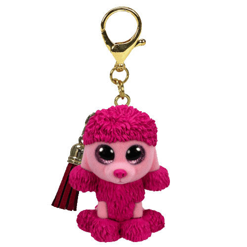 BEANIE BOO MINI - PATSY POODLE PINK CLIP