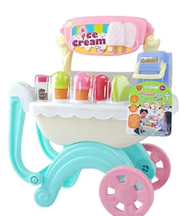 PLAYGO TALKING ICE-CREAM CART BATTERY OPERATED 13 PCS