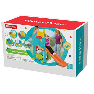FISHER PRICE 5 IN 1 ACTIVITY CLUBHOUSE
