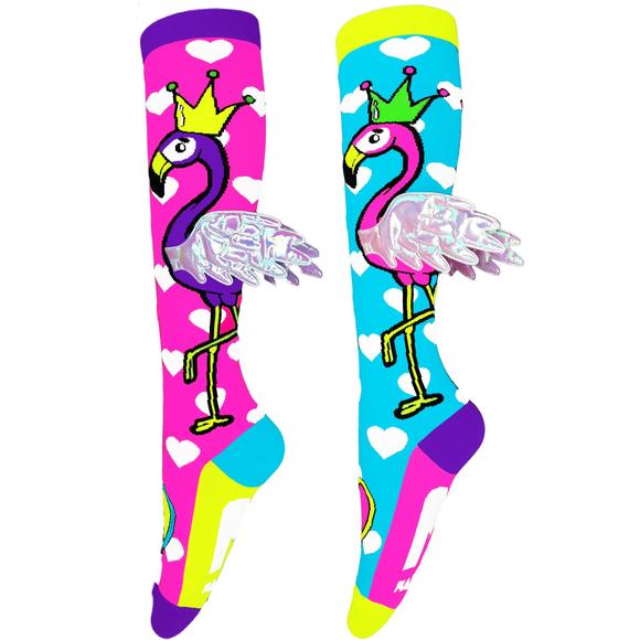 MADMIA FLYING FLAMINGOS SOCKS WITH WINGS