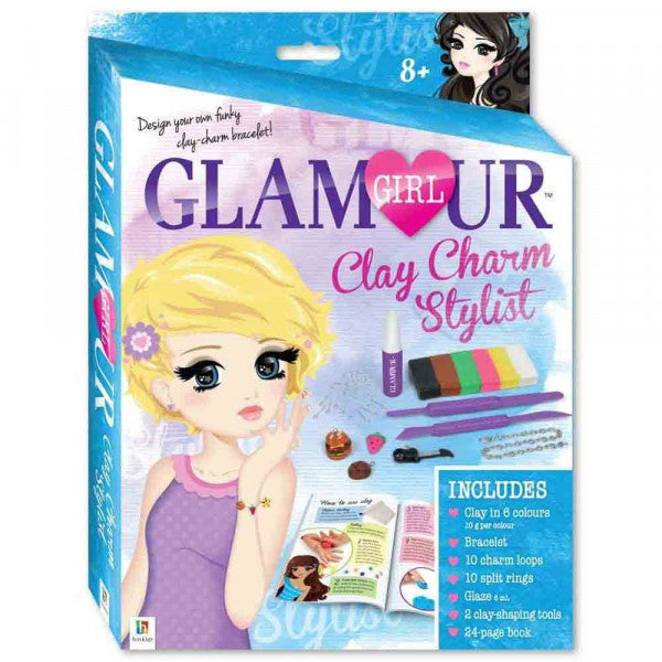 GLAMOUR GIRL CLAY CHARM STYLIST | Toyworld Frankston | Toyworld Frankston