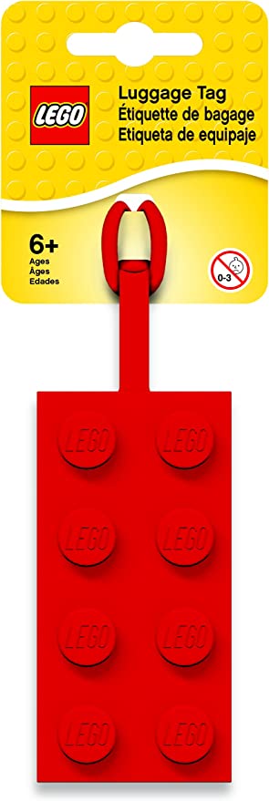 LEGO BAG TAG RED