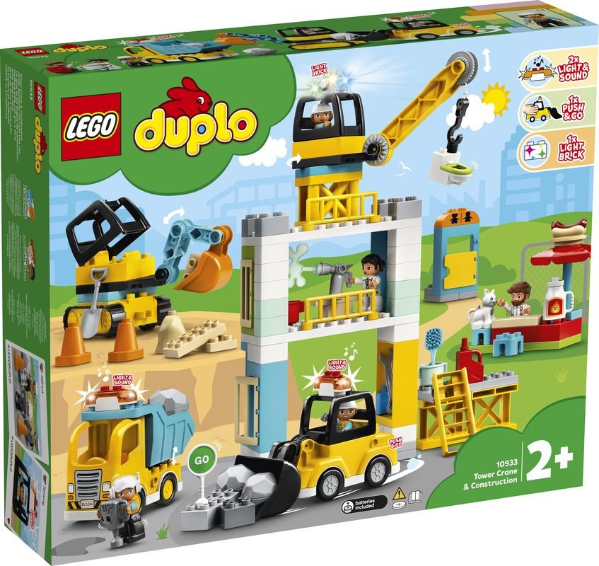 LEGO 10933 DUPLO TOWER CRANE AND CONSTRUCTION