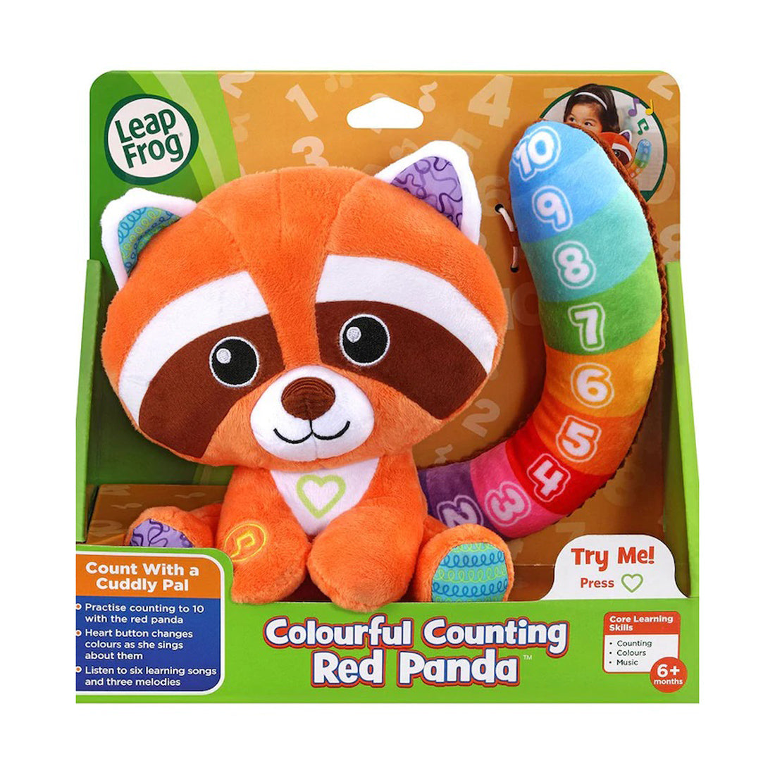 COLOURFUL COUNTING RED PANDA