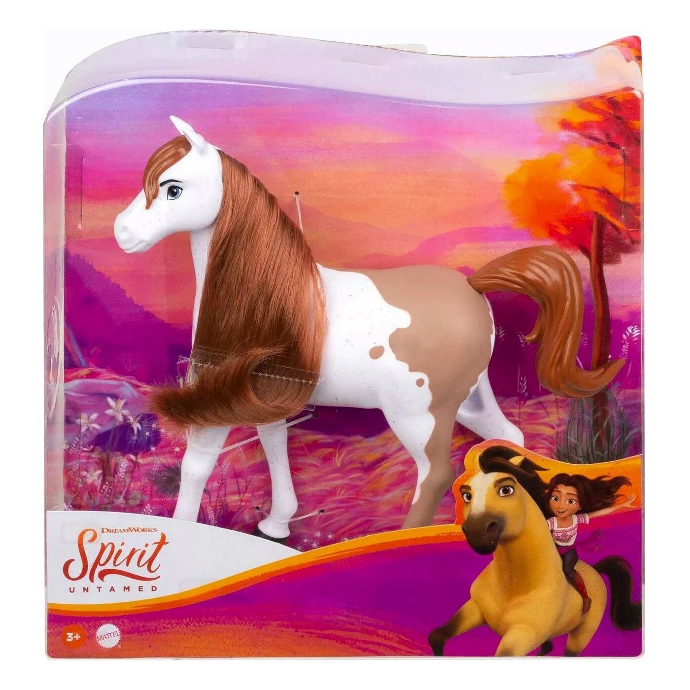 SPIRIT HERD HORSE - PIBALD-WHITE AND BROWN