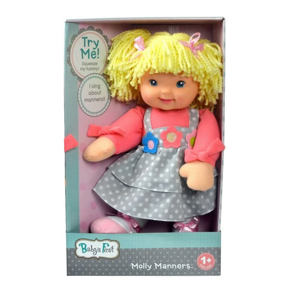 BABY'S FIRST MOLLY MANNERS DOLL