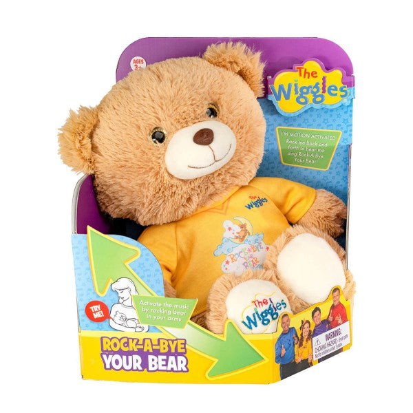 THE WIGGLES ROCK A BYE BEAR MOTION ACTIVATED